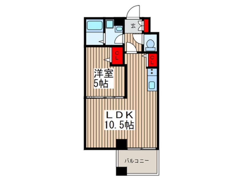 間取図 金太郎ヒルズ215