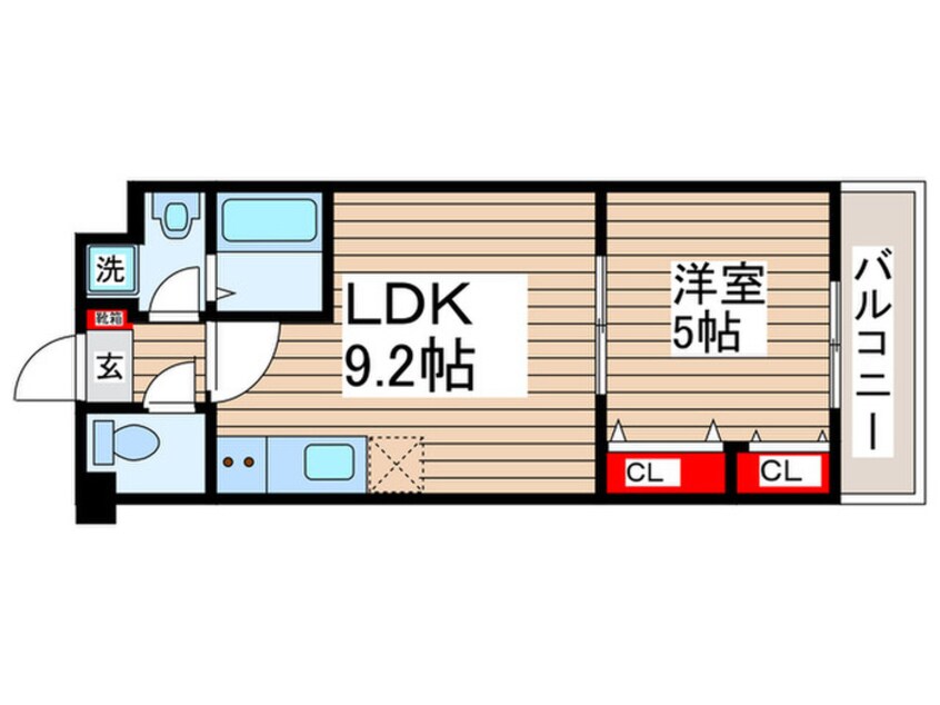 間取図 金太郎ヒルズ215