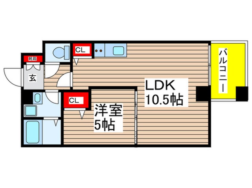 間取図 金太郎ヒルズ215