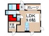 Glicina千住大橋 1LDKの間取り