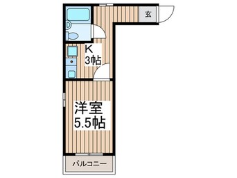 間取図 コ－ポ江川