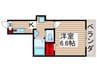 シティ・ソレイユ曙町 1Kの間取り