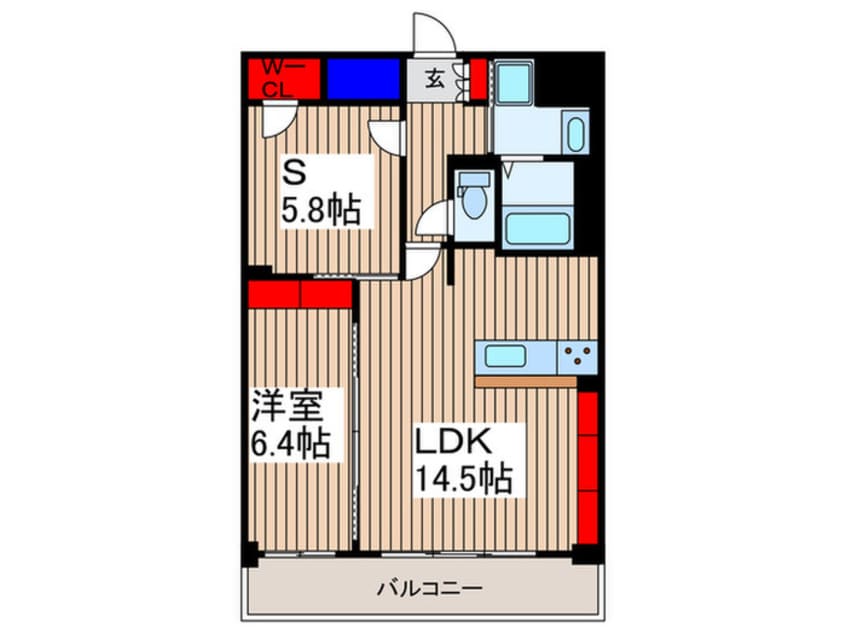 間取図 Calm Residence Prologue