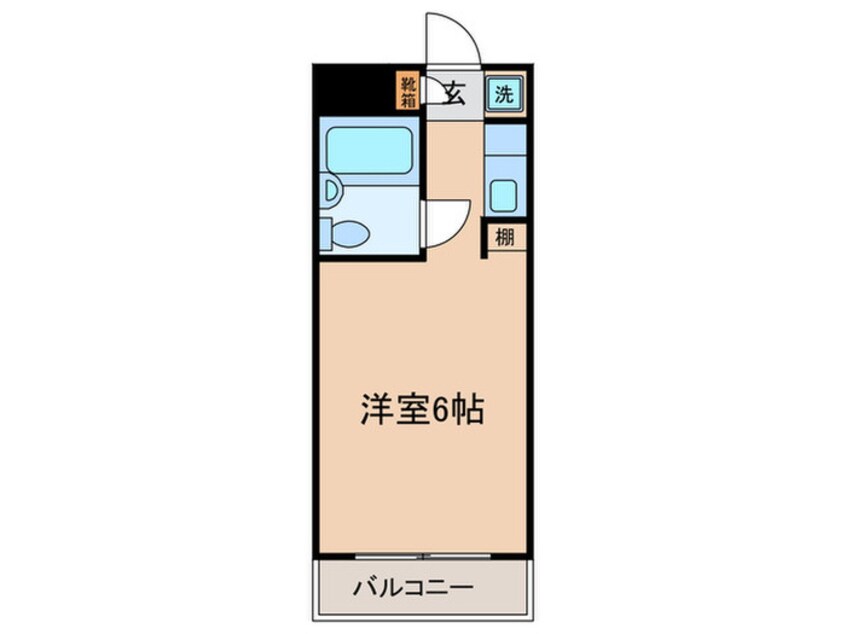 間取図 パレ・ドールお花茶屋（３０５）