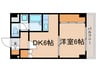 ルックハイツ目白(203) 1DKの間取り