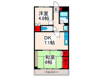 間取図 瑞江サングリ－ンビル