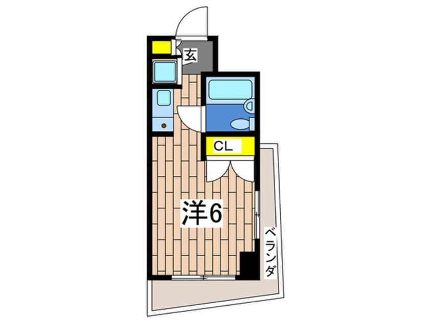 間取図 オセアン新沢ビル