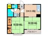 スタ－ハイム 2DKの間取り