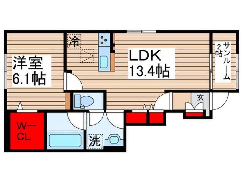 間取図 プロムナードKⅠ