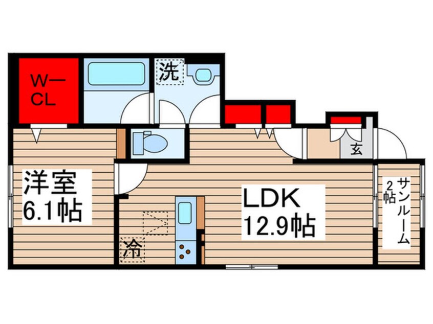 間取図 プロムナードKⅠ