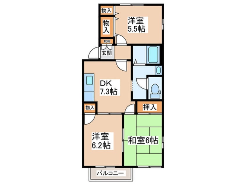 間取図 シャトレーサチ