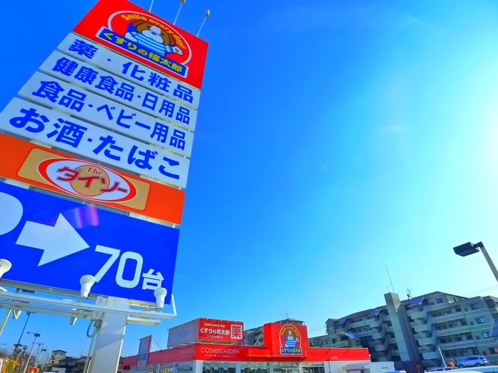 くすりの福太郎＋ダイソー(ドラッグストア)まで1280m Wisteria
