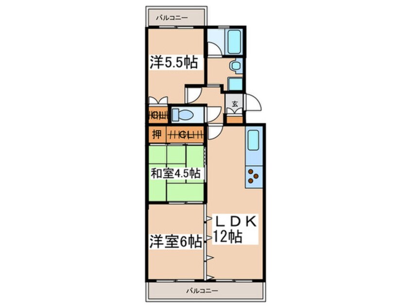 間取図 鷺沼レジデンス