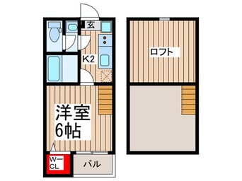 間取図 セントテラス北砂