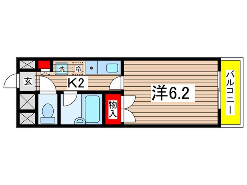 間取図 ＴＲＳＥＳ　ＴＡＭＡ