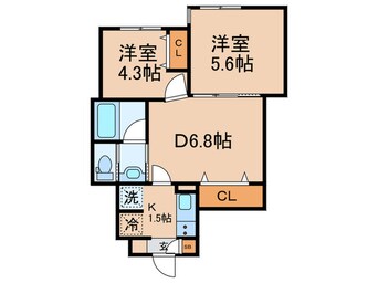 間取図 クレストラン蒲田