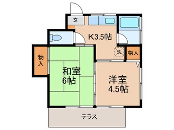 間取図 コーポ田中