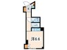 MODERN LAND 1Rの間取り