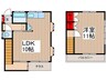 宮本町３丁目貸家 1LDKの間取り
