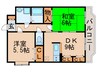谷口ビル 2DKの間取り
