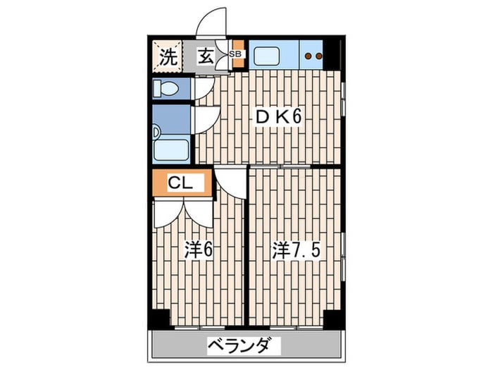 間取り図 コスモハイツ上原