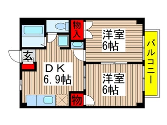 間取図 ニューシティ城Ⅱ