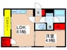 ラグナステージ 1LDKの間取り