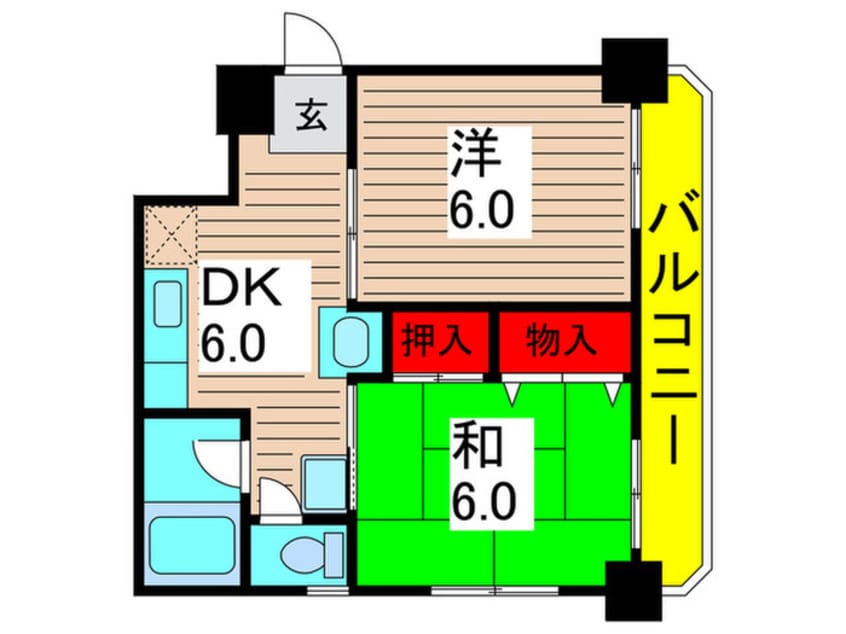 間取図 コートアオイ