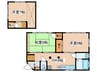 一ノ宮戸建て 3DKの間取り