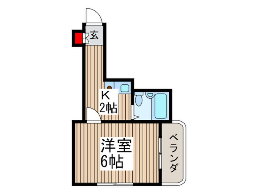 間取図 第6けやきコーポ