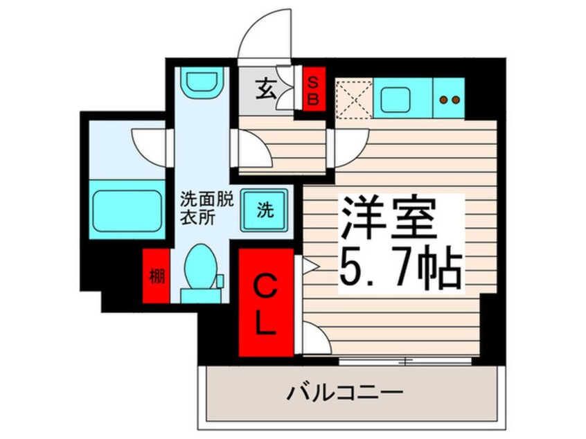 間取図 ライジングプレイス西新井