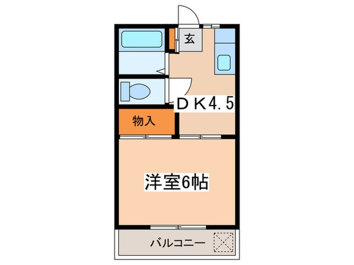間取り図 カルム深大寺