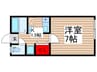 ヴィレッタ花園 1Kの間取り