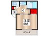 Danハイツ２ 1Kの間取り