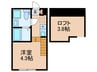 GOLD板橋 1Rの間取り