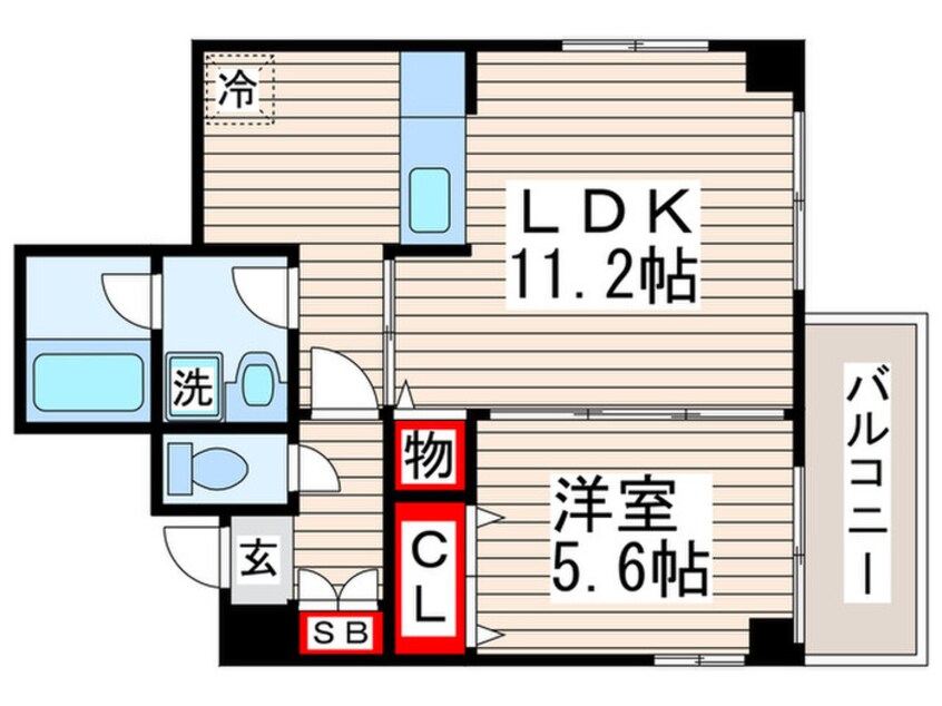 間取図 アネシス西葛西