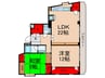 カーサＴＭ 2LDKの間取り