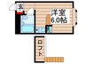 ベルピア二和向台１－１ 1Rの間取り