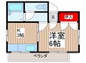 タカハイツ 1Kの間取り