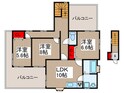 水元邸貸家の間取図