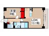 アルコバレーノ 1LDKの間取り