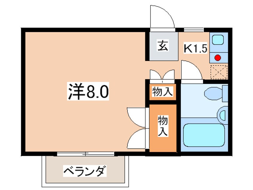 間取図 拓殖ハイツ