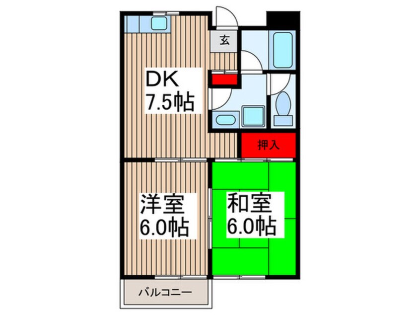 間取図 パストラル・シオン