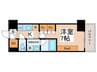 テラス御徒町 1Kの間取り