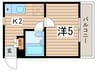 パストラル小林 1Kの間取り