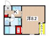 プレアデス 1Kの間取り
