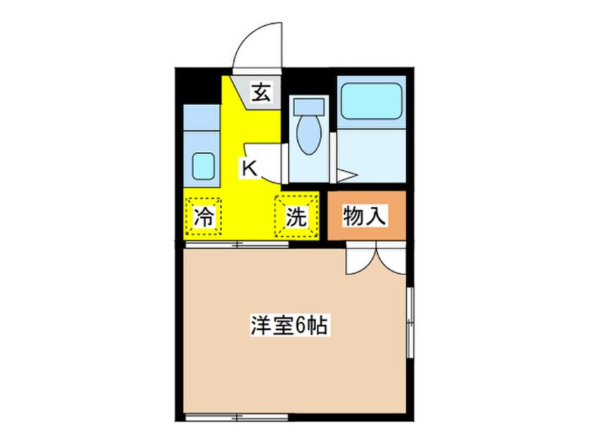 間取図 コスモスハイツ