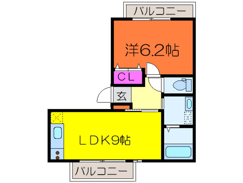 間取図 ソレ－ユ豊玉Ⅰ