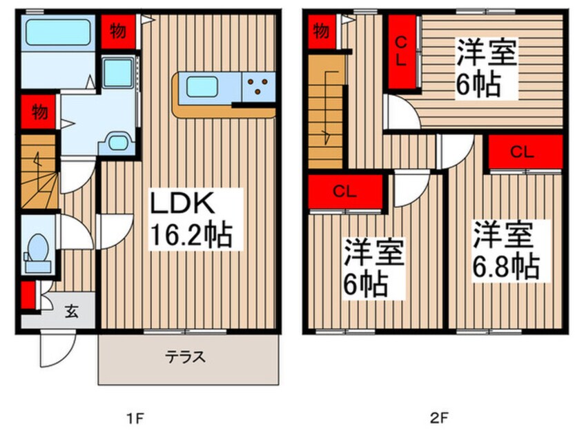 間取図 ＦＯＵＲ　ＳＥＡＳＯＮＳ　Ｔ