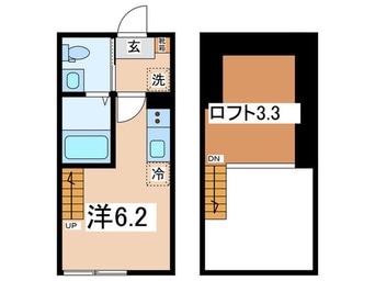 間取図 ハーミットクラブハウス片倉横浜